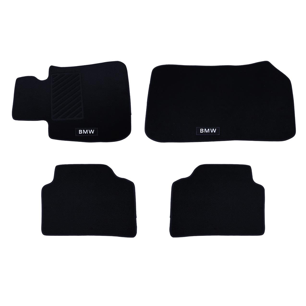 Bmw E90 Siyah Bmw Yazılı Halı Paspas