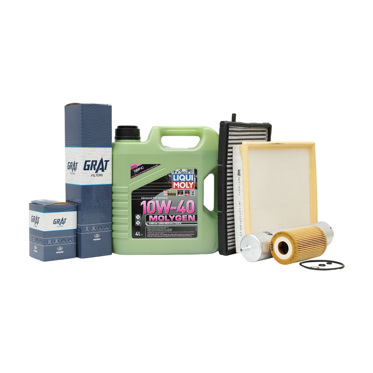 Bmw E36 M42 M43 M44 Motor Yağ Bakım Seti | Lıquı Moly Molygen Yağ + Grat Filtreler