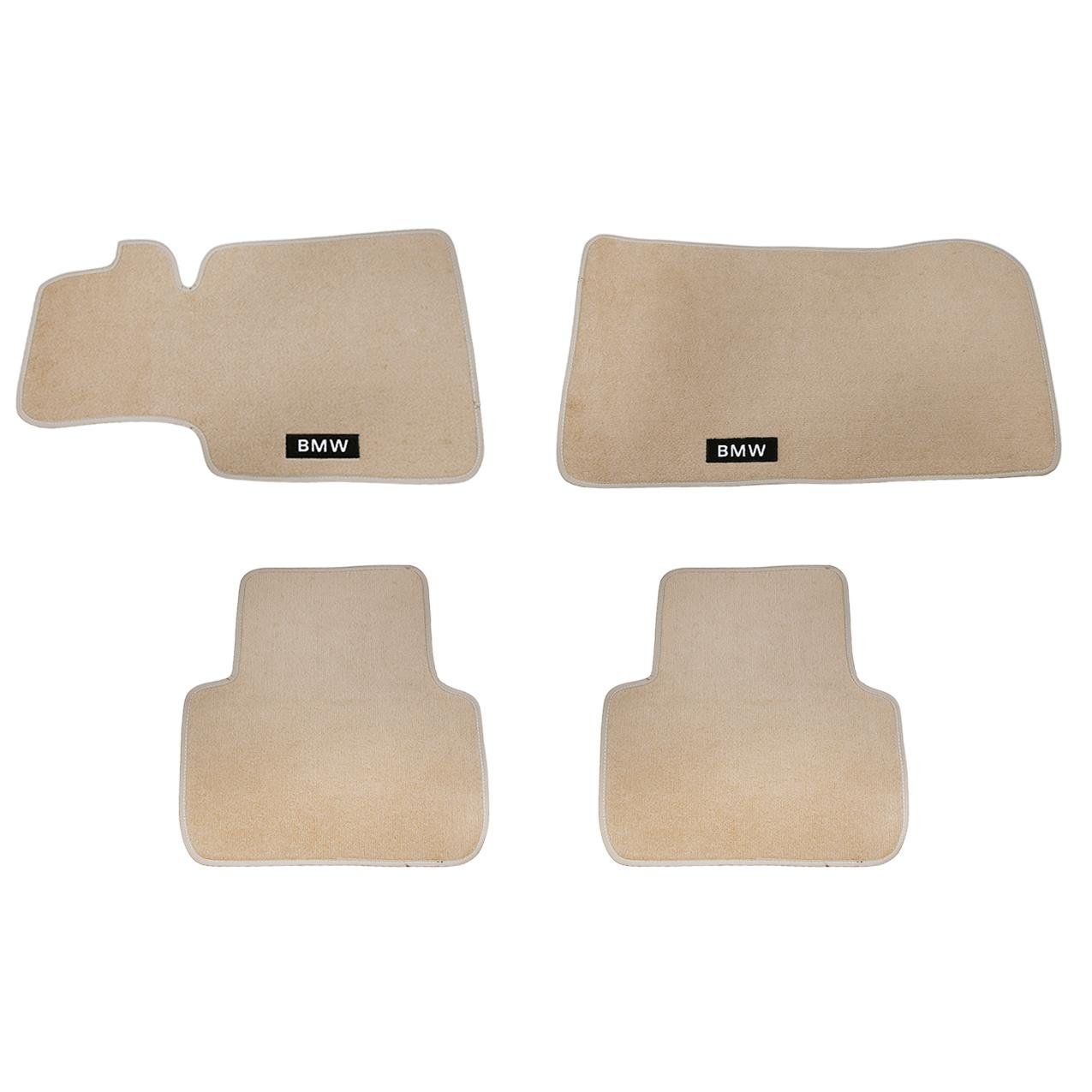 Bmw E46 Coupe  Bej Bmw Yazılı Halı Paspas