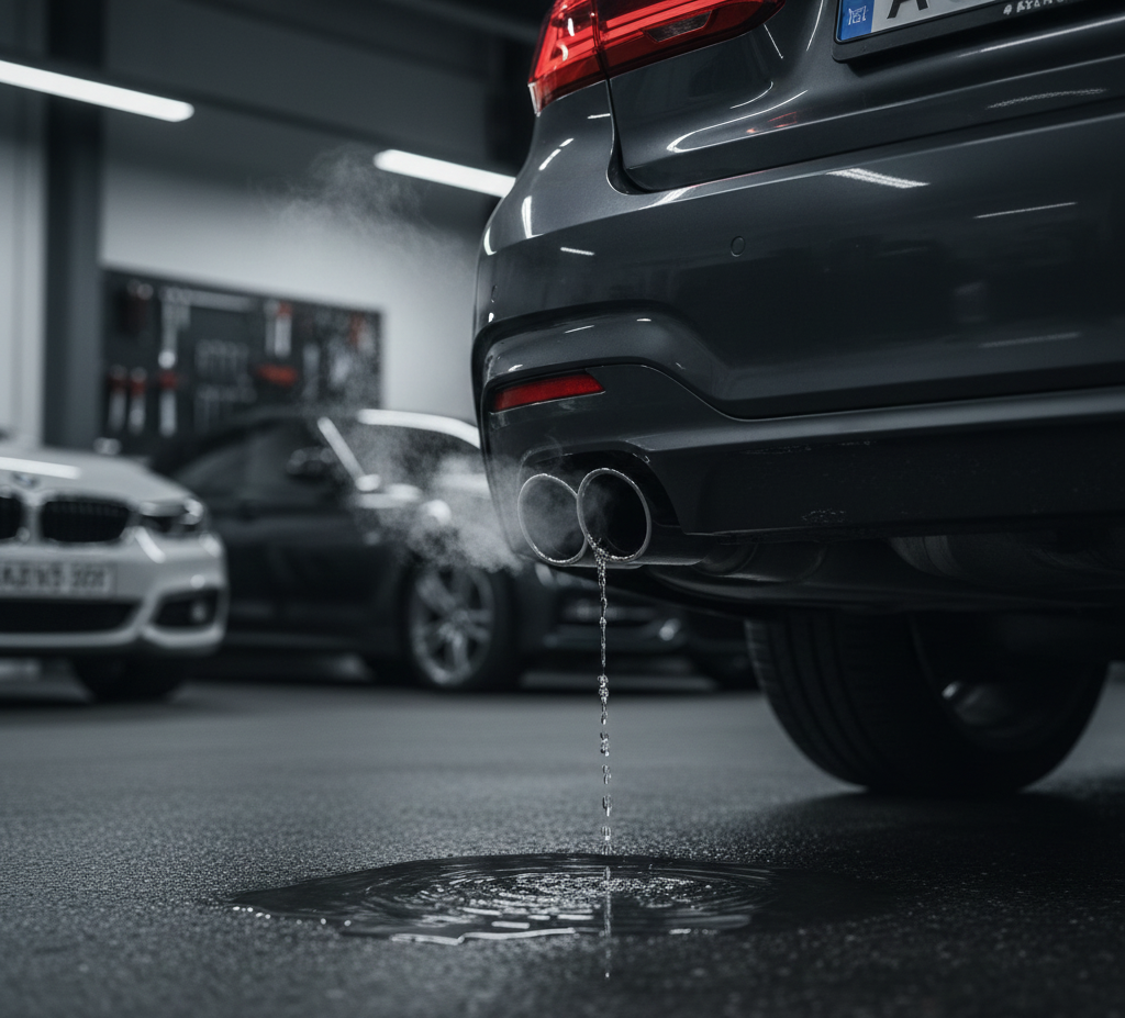 egzozdan neden su gelir