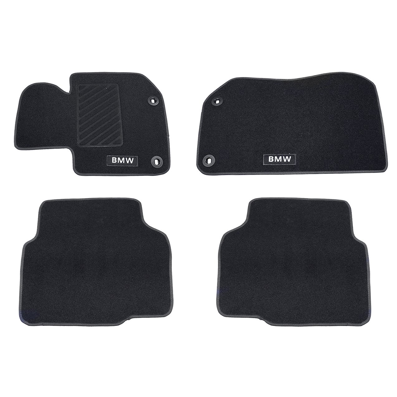 bmw-e36-sedan-siyah-bmw-yazili-hali-paspas