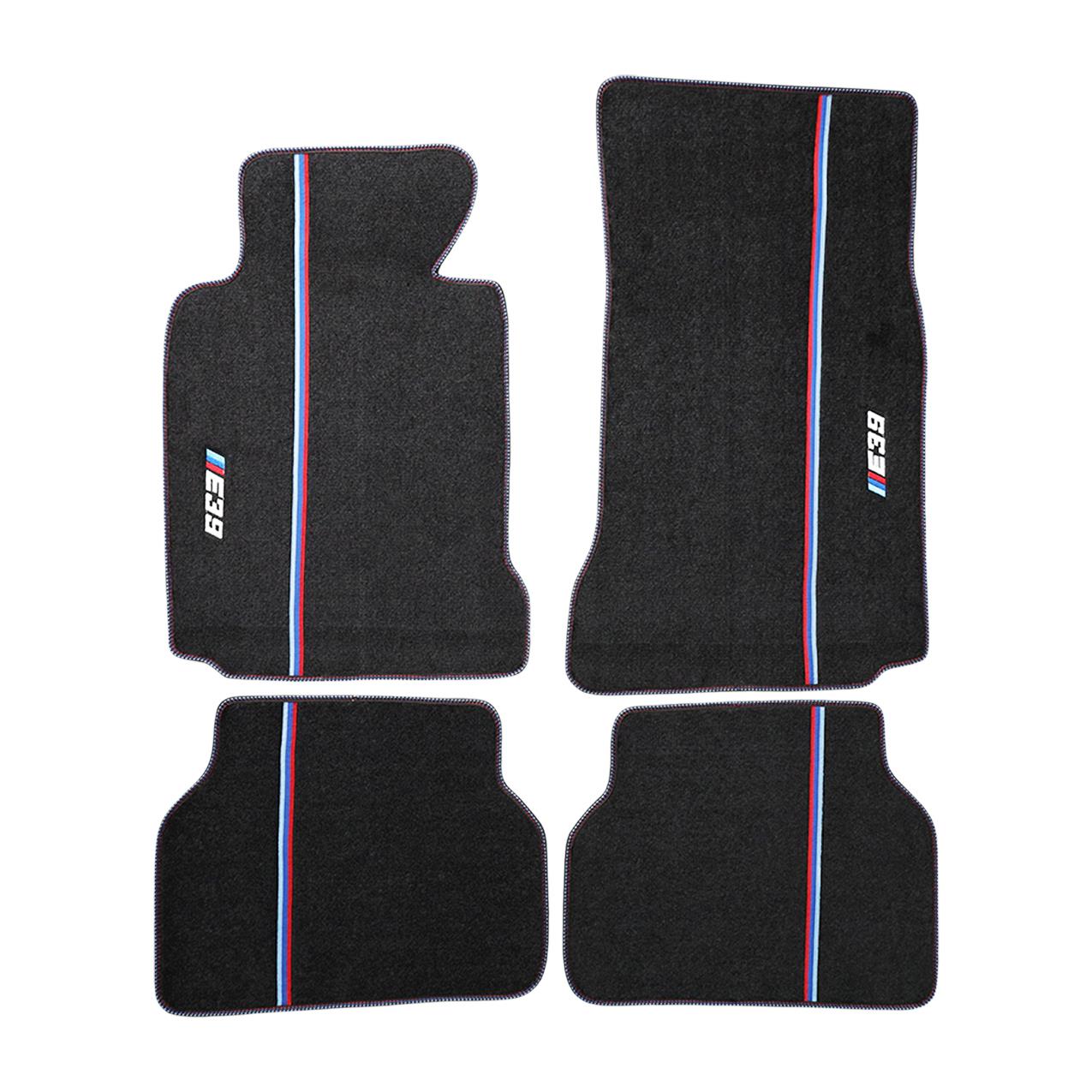 Bmw E39 Halı Paspas - Siyah ( M Çizgili - M Dikişli ) | Famalli