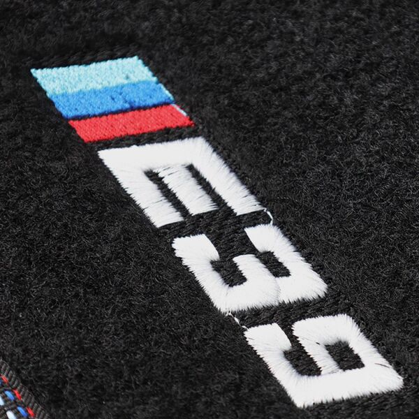 Bmw E39 Halı Paspas - Siyah ( M Çizgili - M Dikişli ) | Famalli