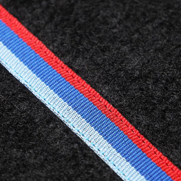 Bmw E39 Halı Paspas - Siyah ( M Çizgili - M Dikişli ) | Famalli