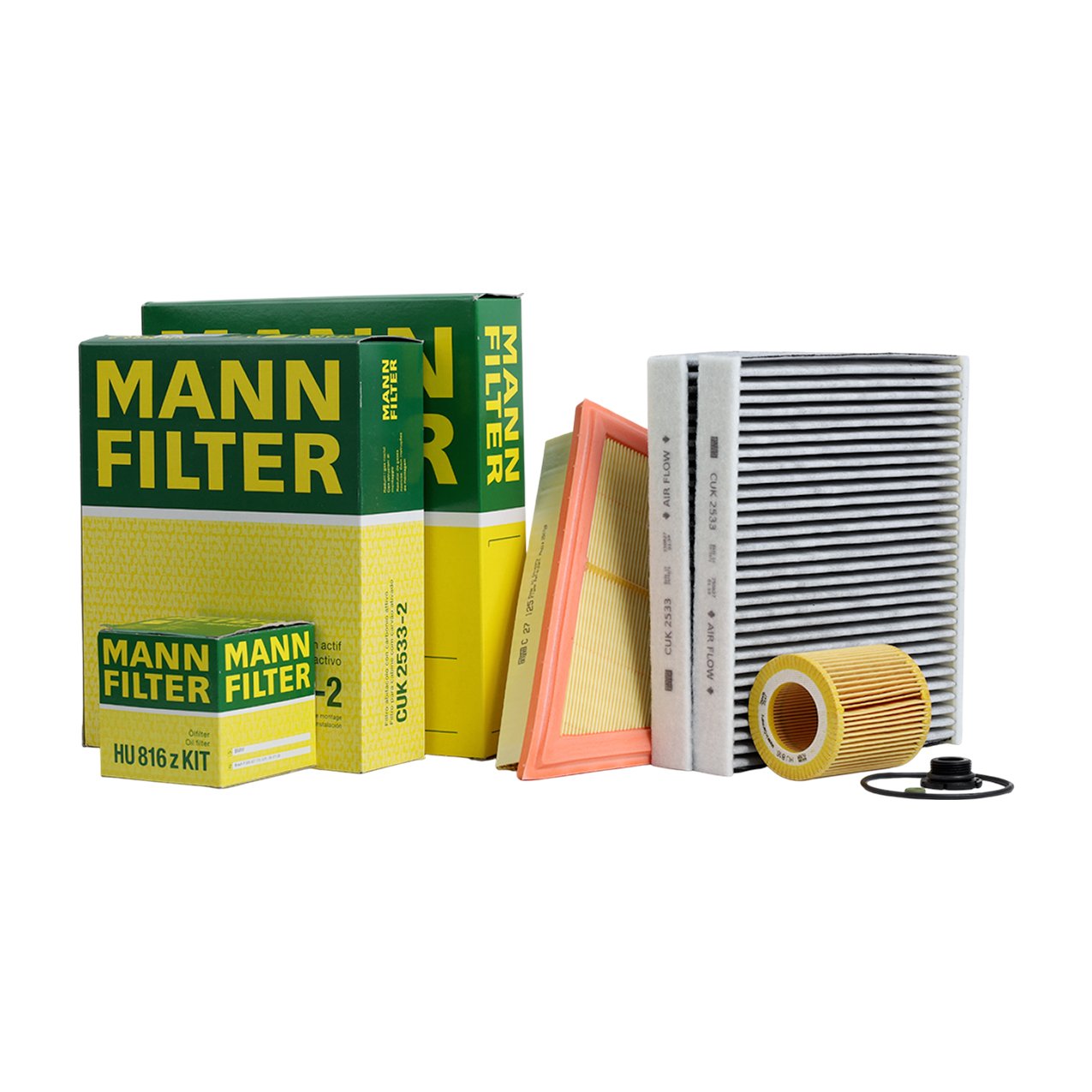 Bmw F10 N20 Motor Filtre Bakım Seti | Mann Filtreler