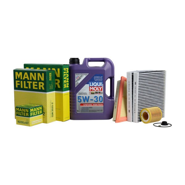 Bmw F10 N20 Motor Yağ Bakım Seti | Lıquı Moly Synthoil High Tech Yağ + Mann Filtreler