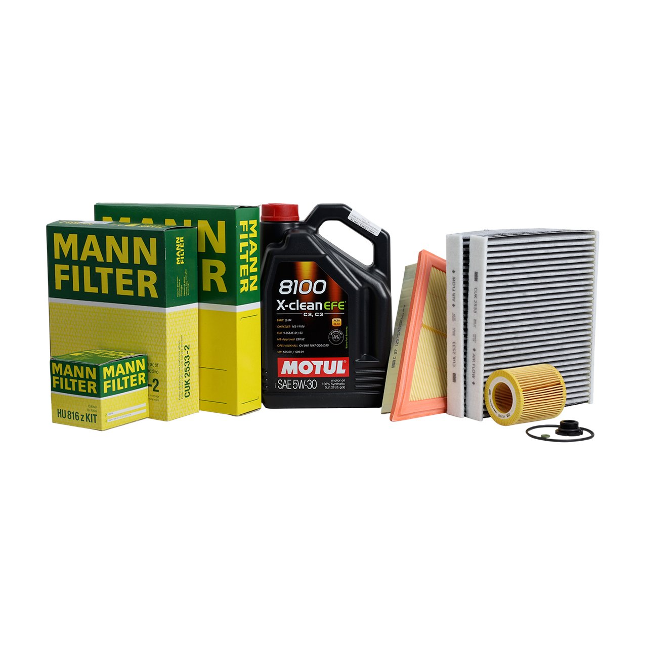 Bmw F10 N20 Motor Yağ Bakım Seti | Motul Yağ + Mann Filtreler