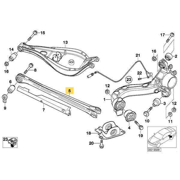 Bmw E36 E46 Arka Salıncak (Maşa Kolu) | Febi