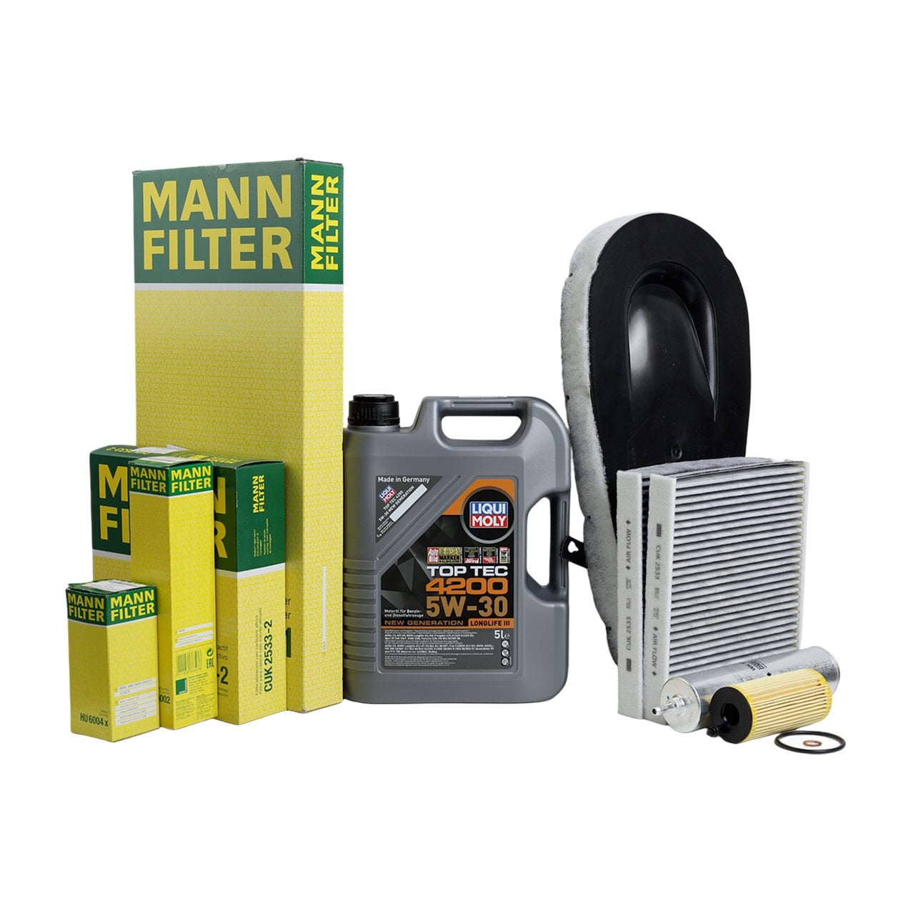 Bmw F10 N47 N47N N47S1 Motor Yağ Bakım Seti | Lıquı Moly New Generation Yağ + Mann Filtreler