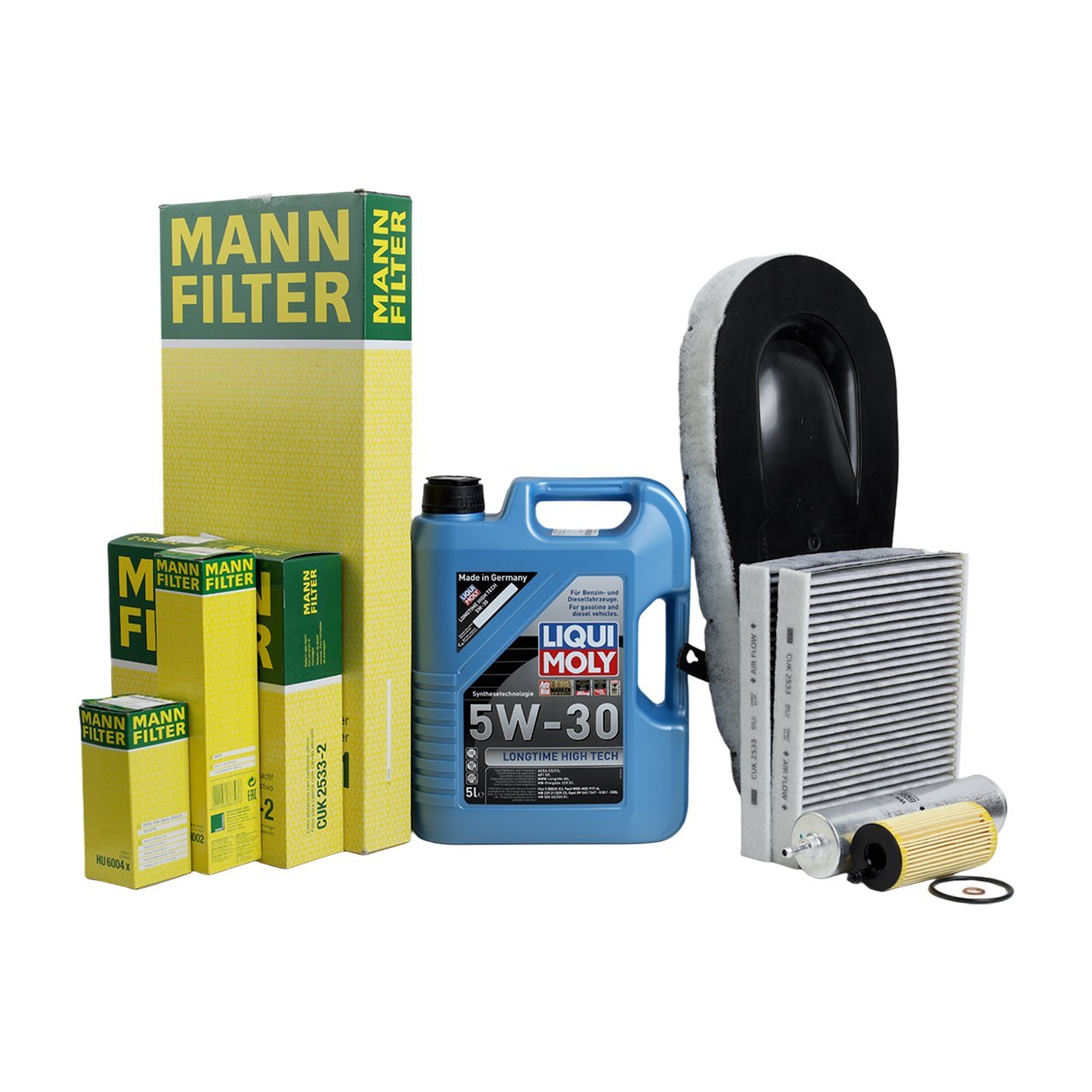 Bmw F10 N47 N47N N47S1 Motor Yağ Bakım Seti | Lıquı Moly Long Time High Tech Yağ + Mann Filtreler