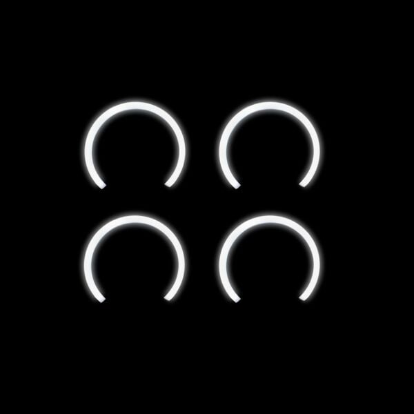 Bmw E36 Angel Eyes Halka Seti Beyaz