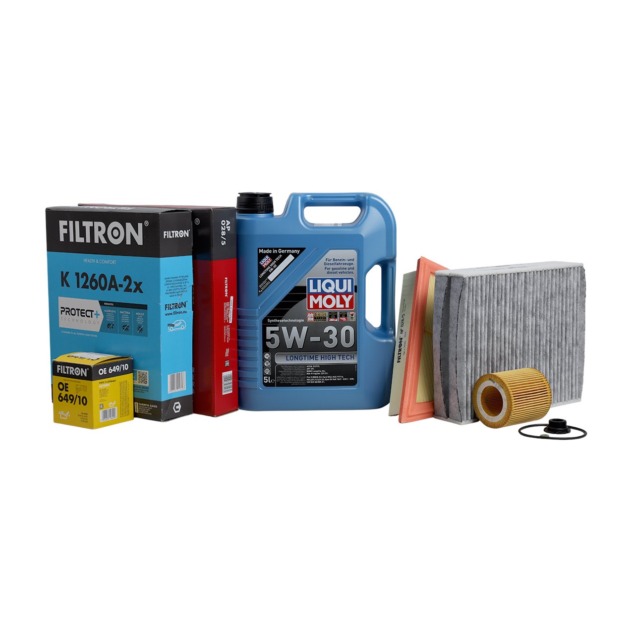Bmw F10 N20 Motor Yağ Bakım Seti | Lıquı Moly Long Time High Tech Yağ + Filtron Filtreler