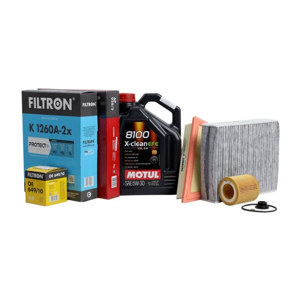 Bmw F10 N20 Motor Yağ Bakım Seti | Motul Yağ + Filtron Filtreler