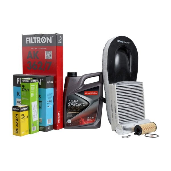 Bmw F10 N47 N47N N47S1 Motor Yağ Bakım Seti | Champion Yağ + Filtron Filtreler