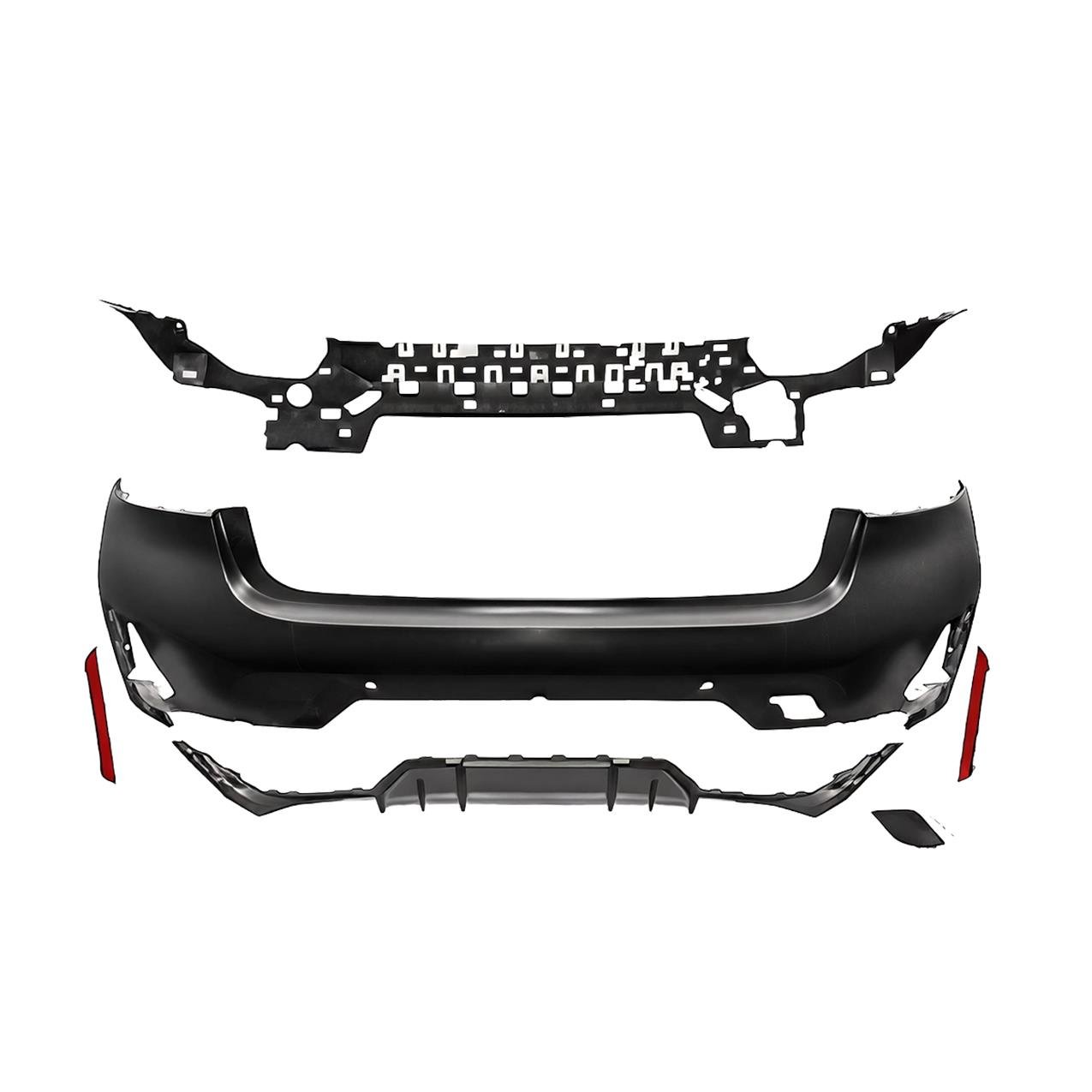 Bmw G20 LCI Arka Tampon - O-O Çıkış - PDC'li - M340i Style ( 2022- ) | Wender