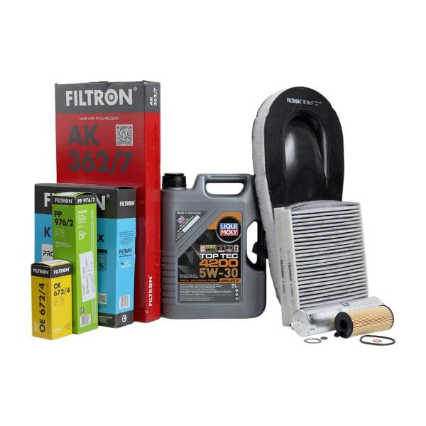 Bmw F10 N47 N47N N47S1 Motor Yağ Bakım Seti | Lıquı Moly New Generation Yağ + Filtron Filtreler