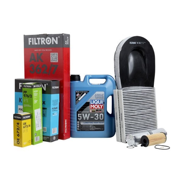 Bmw F10 N47 N47N N47S1 Motor Yağ Bakım Seti | Lıquı Moly Long Time High Tech Yağ + Filtron Filtreler