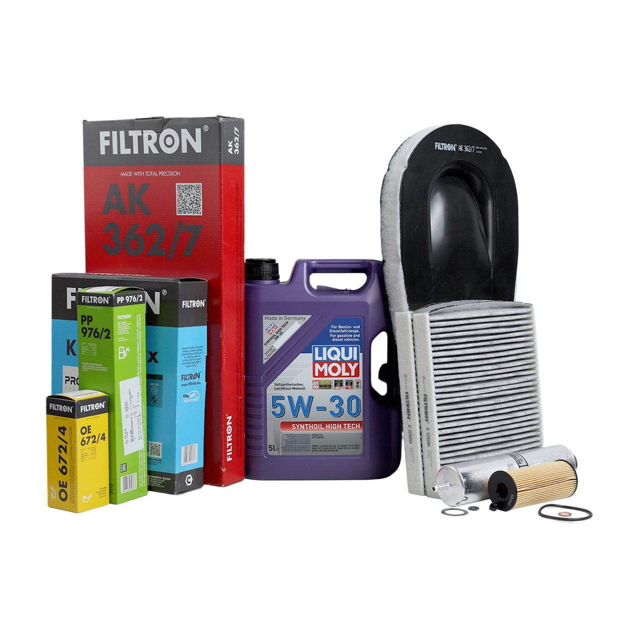 Bmw F10 N47 N47N N47S1 Motor Yağ Bakım Seti | Lıquı Moly Synthoil High Tech Yağ + Filtron Filtreler