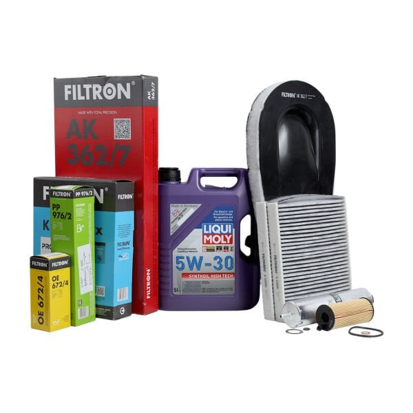 Bmw F10 N47 N47N N47S1 Motor Yağ Bakım Seti | Lıquı Moly Synthoil High Tech Yağ + Filtron Filtreler