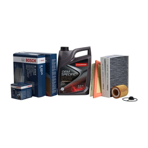 Bmw F10 N20 Motor Yağ Bakım Seti | Champion Yağ + Bosch Filtreler