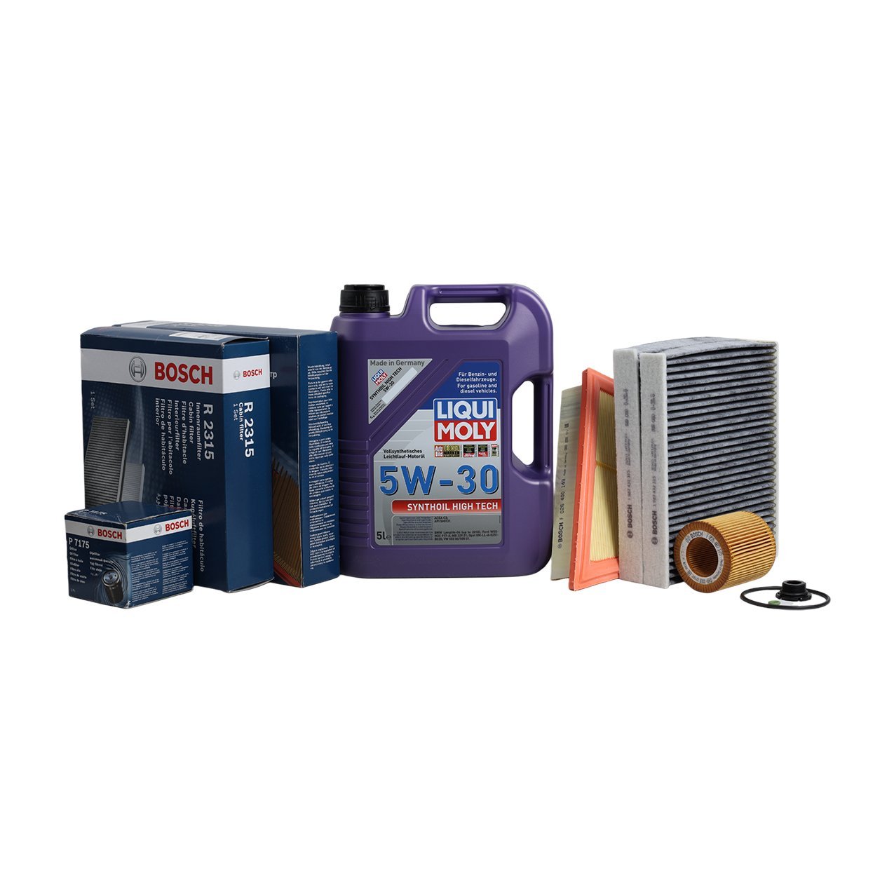 Bmw F10 N20 Motor Yağ Bakım Seti | Lıquı Moly Synthoil High Tech Yağ + Bosch Filtreler
