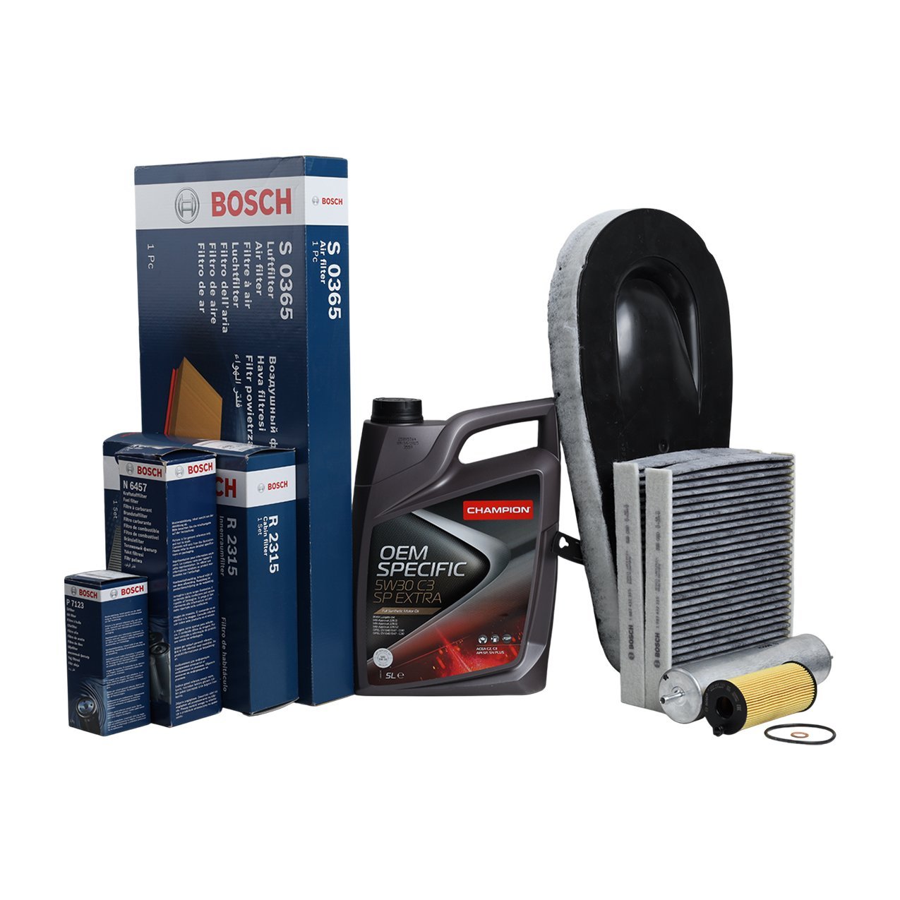 Bmw F10 N47 N47N N47S1 Motor Yağ Bakım Seti | Champion Yağ + Bosch Filtreler