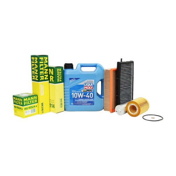 Bmw E36 M52 Motor Yağ Bakım Seti | Lıquı Moly Super Leıchtlauf Yağ + Mann Filtreler