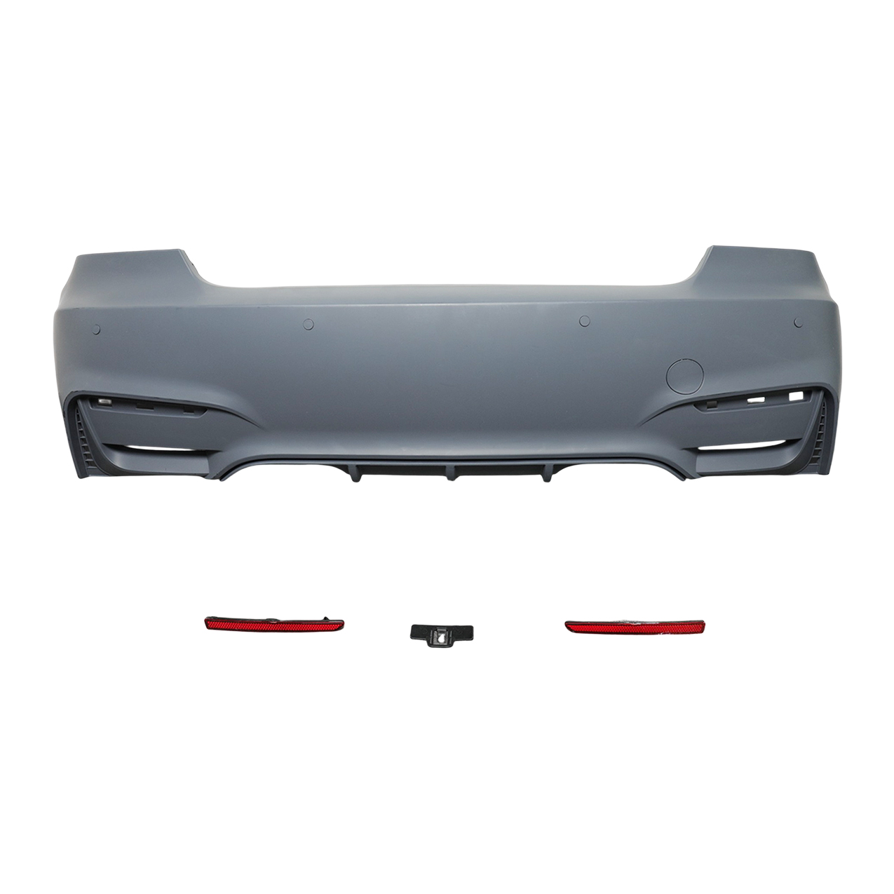 Bmw E92 + LCI Arka Tampon - OO-OO Çıkışlı - M4 Style ( 2006-13 ) | Wender