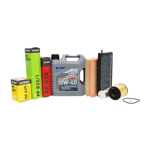 Bmw E36 M52 Motor Yağ Bakım Seti | Lıquı Moly Mos2 Leıchtlauf Yağ + Filtron Filtreler