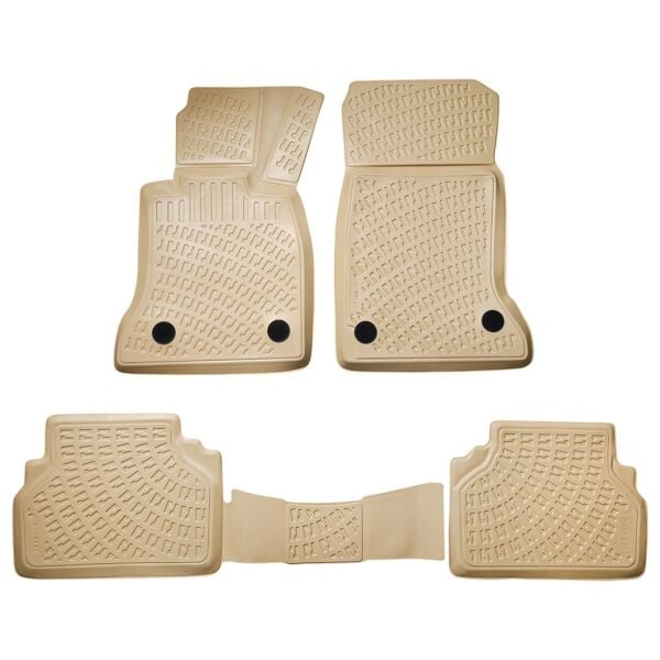 Bmw F10 Kauçuk Paspas Takımı - Bej | Famalli