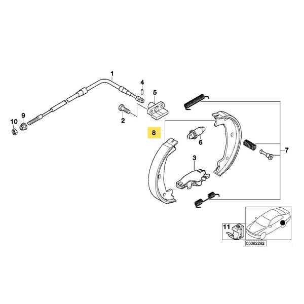 Bmw E36 El Fren Balatası | Hella Pagid