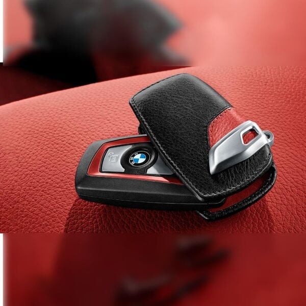 Bmw F10 F30 Deri Anahtar Kabı Kırmızı