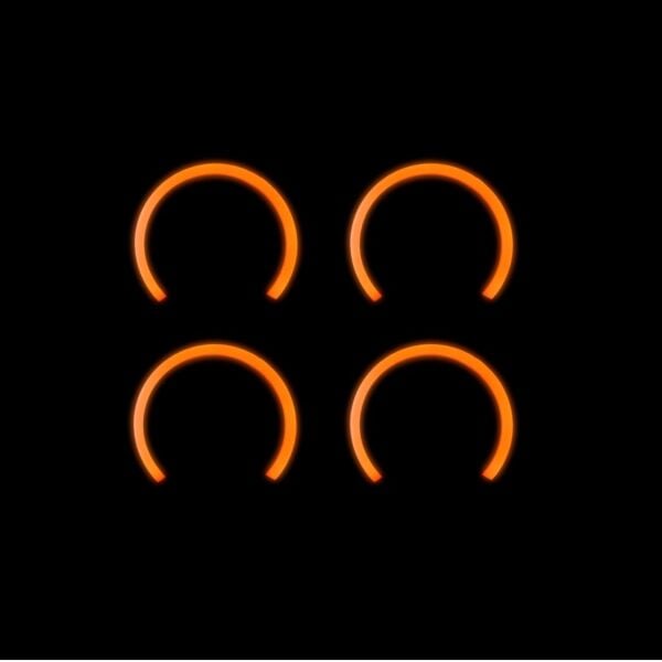 Bmw E36 Angel Eyes Halka Seti Turuncu