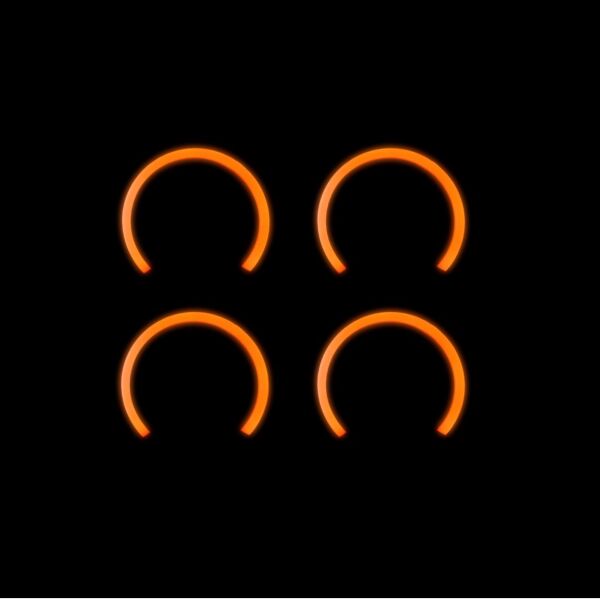 Bmw E36 Angel Eyes Halka Seti Turuncu