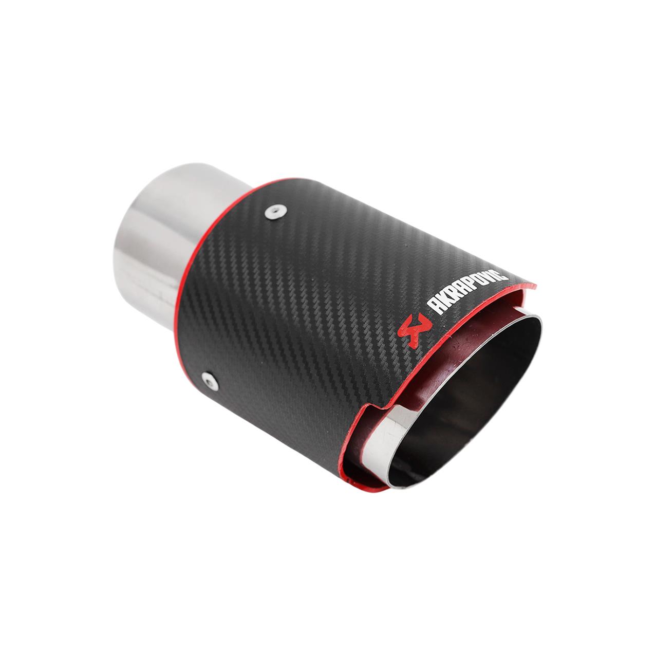 Bmw Egzoz Çıkışı - Krom-Kırmızı Tip - Tek Çıkış - 100'lük - Akrapovic | Famalli