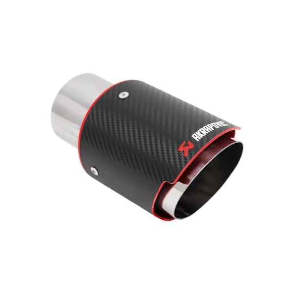 Bmw Egzoz Çıkışı - Krom-Kırmızı Tip - Tek Çıkış - 100'lük - Akrapovic | Famalli