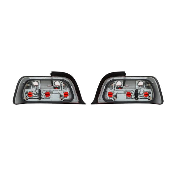 Bmw E36 Coupe Arka Stop Takımı - Beyaz | Eagle Eyes