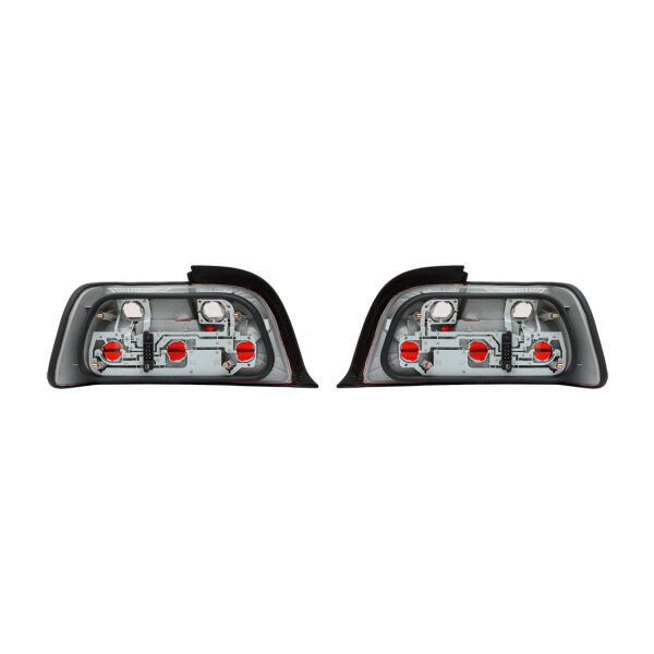 Bmw E36 Coupe Arka Stop Takımı - Beyaz | Eagle Eyes