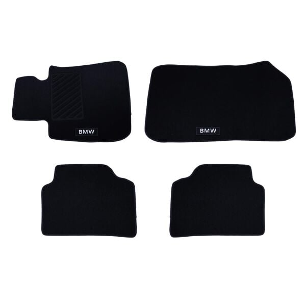 Bmw E90 Siyah Bmw Yazılı Halı Paspas