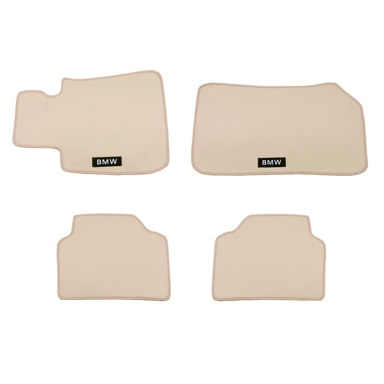 Bmw E90 Bej Bmw Yazılı Halı Paspas