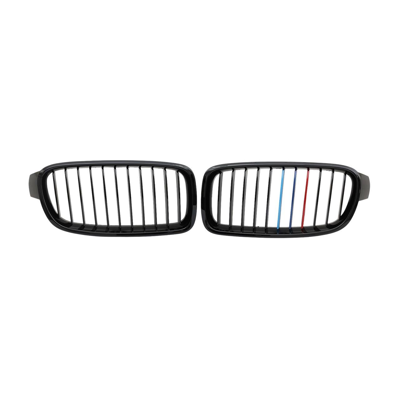 Bmw F30 Piano Siyah M Renkli Panjur Takımı 2012-18 | Wender