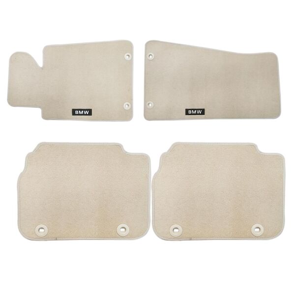 Bmw E34 Bej Bmw Yazılı Halı Paspas