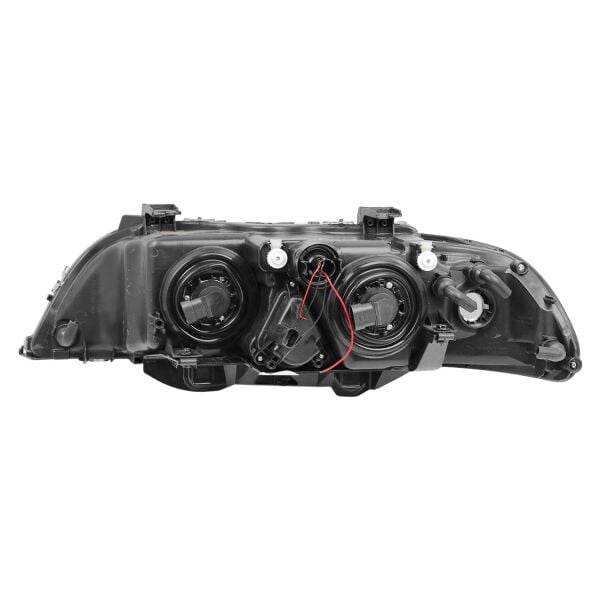 Bmw E39 Sol Sarı Sinyalli Çerçeveli Angelli Far - Siyah ( 01 - 03 ) | Trv