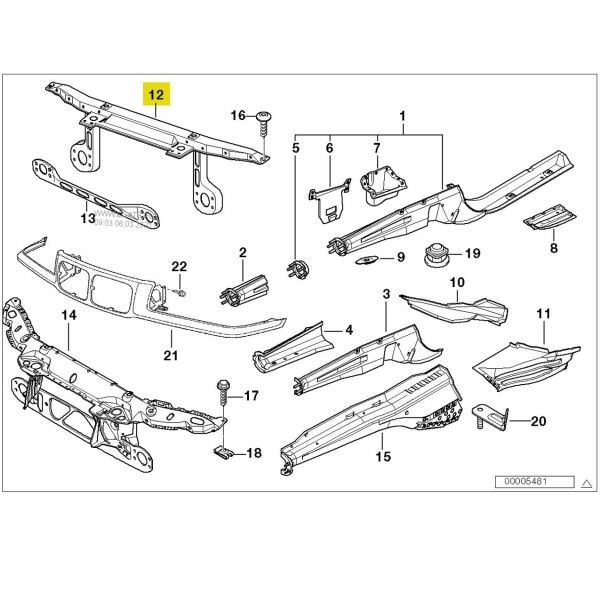 Bmw E36 Ön Üst Panel | Btap