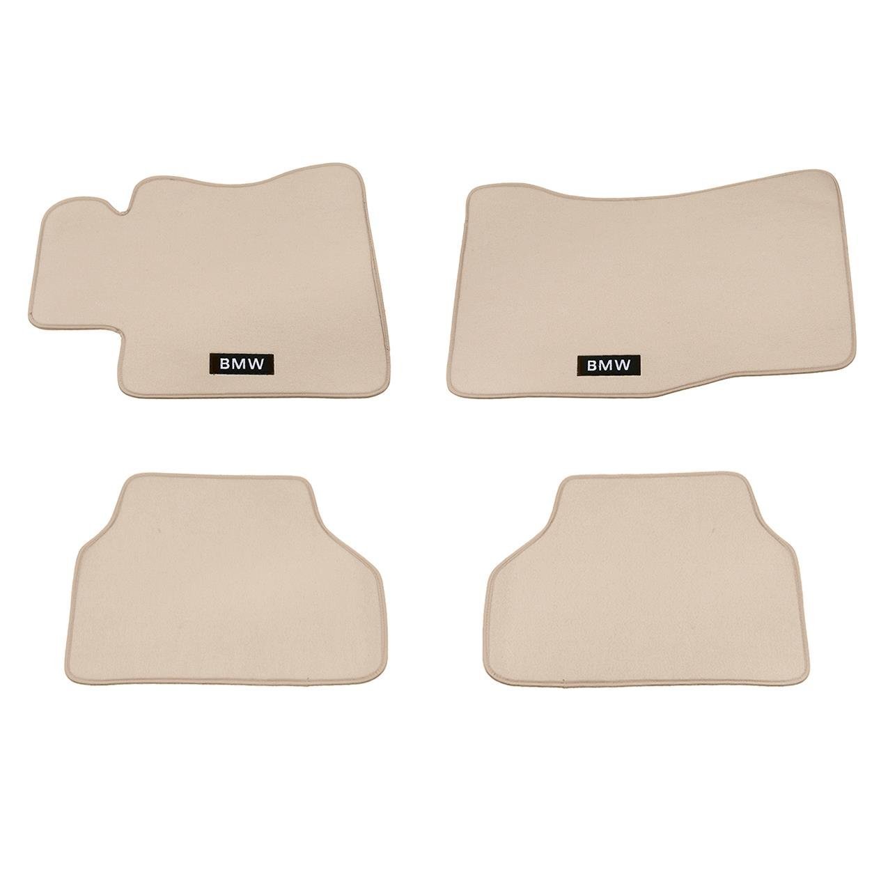 Bmw E60 Bej Bmw Yazılı Halı Paspas