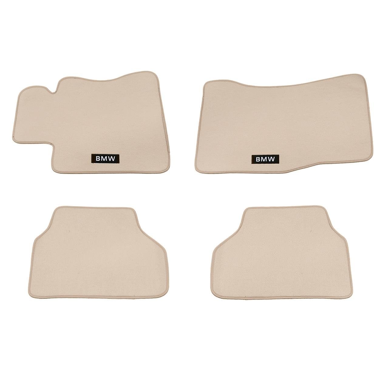 Bmw E60 Bej Bmw Yazılı Halı Paspas