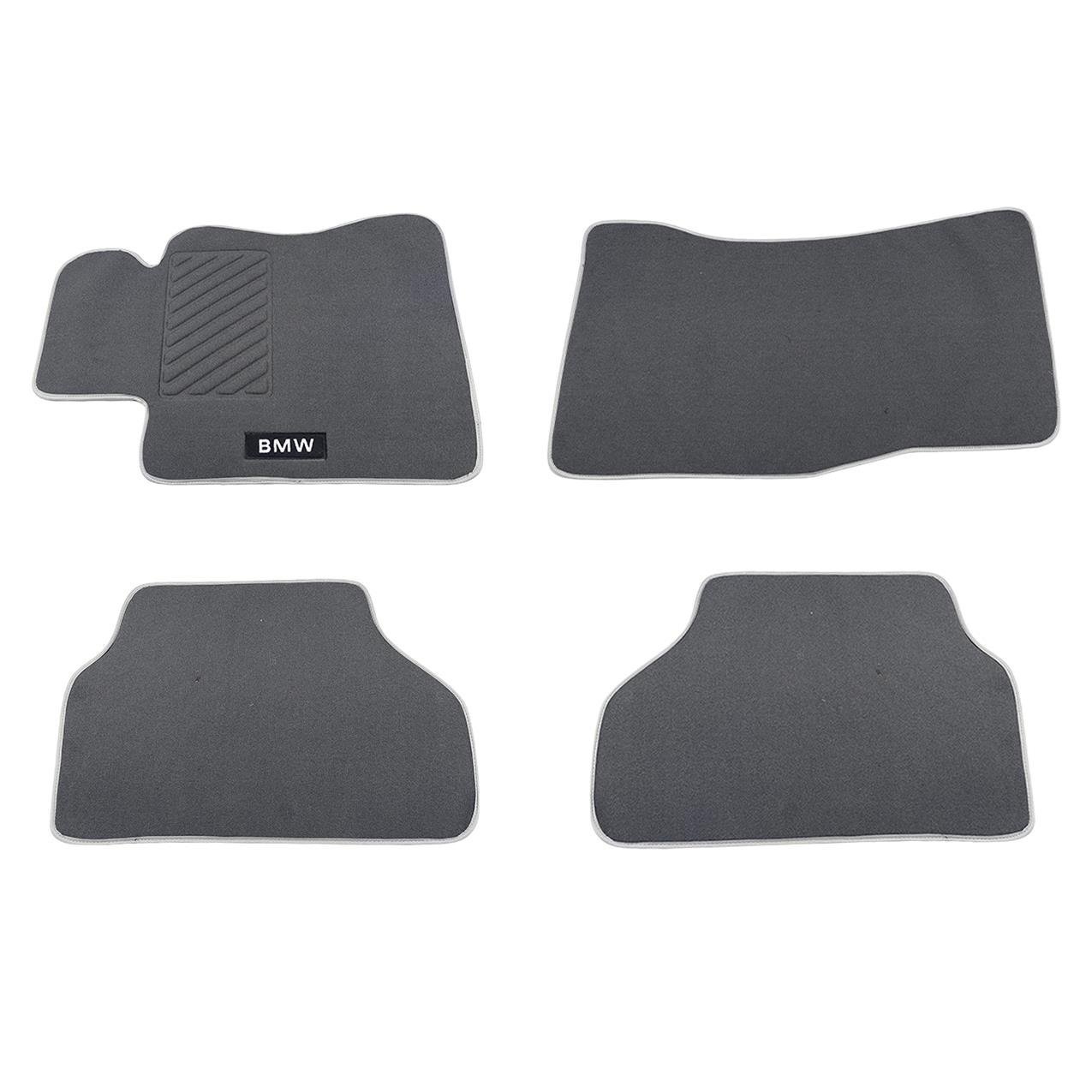 Bmw E60 Gri Bmw Yazılı Halı Paspas