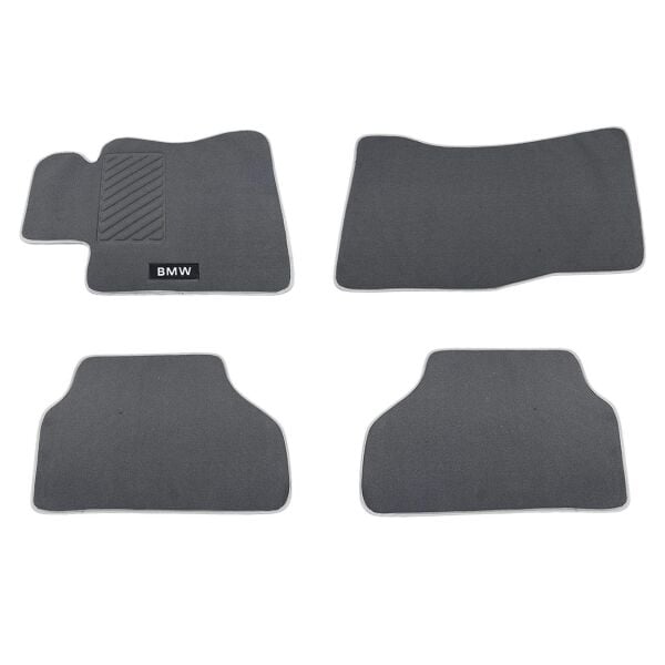 Bmw E60 Gri Bmw Yazılı Halı Paspas