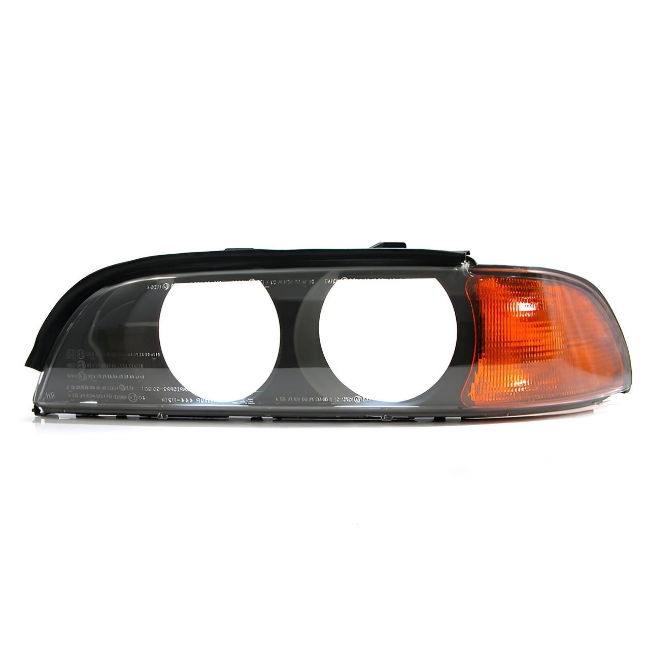 Bmw E39 Sol Turuncu Sinyalli Çerçeveli Far Camı ( 96- 00 ) | Wender