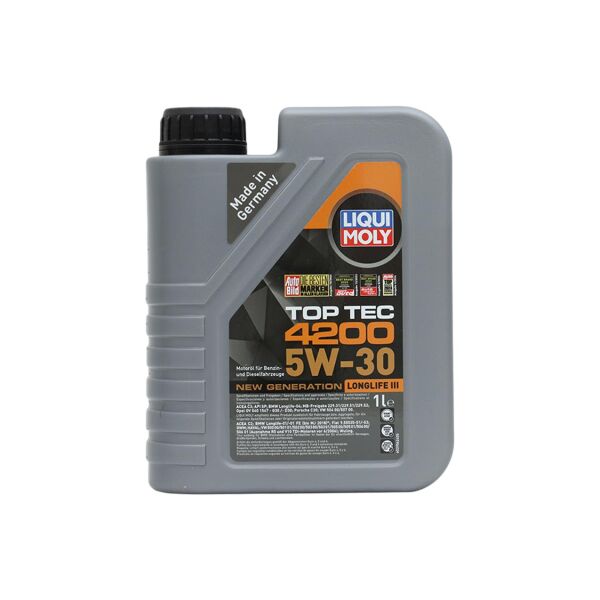 1 Litre 4200 TopTec 5w-30 Motor Yağı | Lıquı Moly
